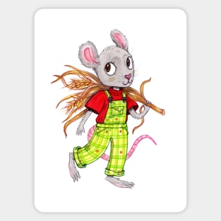 Caroline the Mouse Sticker